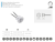 AE-WDSB-10DIM Dimmable touch switch, 12V/24W, cable 1m, white — Switches
