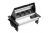 AE-PBC3GS-53BKS Through-desk power socket,  3xSCHUKO, 1.5m cable, aluminium — Furniture sockets