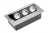 AE-PB03GS-53N Prelungitor dreptunghiular, 3 prize, aluminiu — Prelungitoare