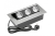 AE-PBC3GU-53 Rectangular recessed power socket, 3xFRENCH, 1.5m cable, aluminium — Furniture sockets