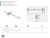 EM-SBL150-01-A Concealed worktop connector, L-150mm, steel — Kitchen accessories