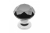 GZ-CRPB25-A1 Handle GZ-CRPB, 25 mm, сhrome, black crystal — Glamour