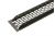 KK-W60800-M2 Plinth vent, 484x60mm, black — Office accessories