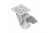 KM-AH50MM-00 Caster with brake KMA 50, diameter 50 mm, transparent — Furniture legs and wheel supports (rollers)