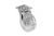 KM-B075MM-00 Caster SHIFT 75, diameter 75 mm, transparent — Furniture legs and wheel supports (rollers)