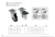 KM-RD-75-CF-20 Caster with brake BRAZYLIA, D-75, black — Furniture legs and wheel supports (rollers)