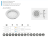 LD-AL24ZB-53 Lampa led ALVARO incadrata, cu cablu 2m mini amp, alb rece — Lămpi LED