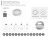 LD-VA24NE-53 Lampa LED VASCO, aplicat/incadrat,  12V/1,7W, cu cablu 2m. mini amp, alb neutru — Lămpi LED