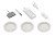 LD-Z3CSCB-53 Set LED CASTELLO 3 lampi cu intrerupator +transformator 12/24W, alb cald — Lămpi LED