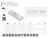 LD-ZAS15WEC-30 LED power supply EASY CLIK, 220V/12V/15W, IP20, 129x42x16mm, mini amp, 1.5m cable — Power blocks