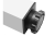 NM-60R820-05 Square aluminium table leg with regulation foot 820/60, aluminium — Furniture legs and wheel supports (rollers)