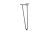 NM-ARTO-10-2R406-20M Leg ARTO10-2R406, black matt — Furniture legs and wheel supports (rollers)
