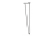 NM-ARTO-10-2R711-20M Leg ARTO10-2R711, black matt — Furniture legs and wheel supports (rollers)