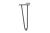 NM-ARTO-12-2R304-20M Leg ARTO12-2R304, black matt — Furniture legs and wheel supports (rollers)