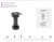 NM-DPD20-100 Adjustable leg DPD, H-100, black — Furniture legs and wheel supports (rollers)