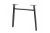 NM-INDUSTRIA-H20-20M Leg INDUSTRIA H, H-710,L-820, profile 20, black matt — Furniture legs and wheel supports (rollers)