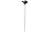 NM-X-LINE40710-10 Leg 40 x 710 X-LINE inclined, foldable, adjustable foot, white — Furniture legs and wheel supports (rollers)