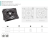 OM-OBK150-20B Square swivel bracket, load 50kg, black — Kitchen accessories