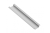 PA-GLAX3M-AL LED aluminium profile GLAX, recessed, L-3 m, aluminiu  — Furniture accessories