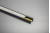 PA-GLAX-AL-20M LED aluminium profile GLAX, recessed, L-2 m, black matt — Furniture accessories