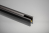PA-GLAXMW-AL-20 Profile GLAX MINI recessed, higt, L-2 m, black — Furniture accessories