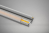 PA-GLAXNBD3M-AL Profil din aluminiu GLAX pentru doua benzi LED, aplicat, L-3 m, aluminiu — Accesorii pentru mobilier