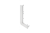 PA-ZASVELLO-LNL-10 End cap for L profile VELLO, white, left — Furniture accessories