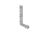 PA-ZASVELLO-LNP-06 End cap for L profile VELLO,  brushed steel, right  — Furniture accessories