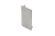 PA-ZASVELLO-LPL-06 End cap for L profile VELLO,  brushed steel, left — Furniture accessories