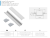 PA-ZGLAXOMZ-00 Set profil incadrat pt banda LED PA-GLAX-AL+PA-OSMLGLAX-00+2 terminatii PA-ZASGLAX-00 — Accesorii pentru mobilier