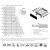 PB-0FPO-450 Concealed mounting guides MODERN SLIDE, L-450, full extension, Push to open — Furniture accessories