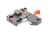 PB-3D0SHX18-250-H Glisiere sub sertar cu amortizator 0SHX-18 3D, L-250 — Glisiere