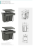 PB-45-002010-60A Cos pentru gunoi PRACTI ECO 300, 1х20l, 1×10l, cu amortizator, antracit — Accesorii pentru bucatarie