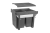 PB-45-450-2X20-60A Trash bin PRACTI ECO 450, 2×20l, on a guide with a closer, anthracite — Kitchen accessories