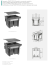 PB-45-450MF202X10-60A Trash bin PRACTI ECO 450, 1х20l, 2×10l, on a guide with a closer, anthracite — Kitchen accessories