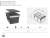 PB-45-600MF-2X27-60A Cos pentru gunoi PRACTI ECO 600, 2×27l, cu amortizator, antracit — Accesorii pentru bucatarie