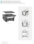 PB-45-MF2X15-60A Trash bin PRACTI ECO 450, 2×15l, on a guide with a closer, anthracite — Kitchen accessories