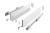 PB-AXISPRO-KPL500B1 Sistem sertar AXISPRO, H-120 mm, L-500 mm, alb — Sisteme sertar