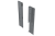 PB-AXISPRO-WEWMOCD Conector AXISPRO, fasad interior, H-200 mm, antracit — Sisteme sertar