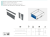 PB-AXISPRO-ZESWEW-B1 Set p/u sertar interior AXISPRO, H-95mm, panou+reling+elem. de fixare, alb — Sisteme sertar