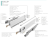 PB-D-P2O450A Modern Box Push to Open Set sertar, H-83mm, L-450mm, gri — Sisteme sertar