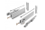 PB-D-P2O500C Modern Box Push to Open Set sertar, H-210mm, L-500mm, gri — Sisteme sertar