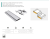 PB-D-ZESWEW-C-10 Set pentru sertar intern Modern Box (panou+conector), alb — Sisteme sertar