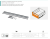 PB-MBPRO-ZESWEW-C1 Set pentru sertar interior MBPRO, L-199, (panou+ reling+conector), alb — Sisteme sertar