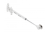 PD-GAM120-N10 Gaz stay with buffer, adjustable 120N, white — Lifting mechanisms