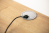 PM-LBFI60-01 Desk cable grommet, D-60mm, chrome — Office accessories