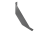 PP-FLAT-20M Shelf support FLAT, black matt — Shelf holders, glass fittings