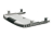 PU-KEY027-60 Polita pentru tastiera, plastic, gri — Accesorii birou