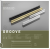 UA-GROOVE-320-05 Handle GROOVE, 320 mm, aluminium — Modern