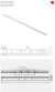 UA-PILLAR-1200-10M Handle PILLAR LONG, 1200 mm, white matt — Long